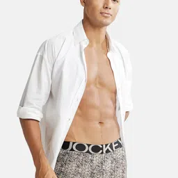 Jockey Men Tactel Microfiber Elastane Stretch Moisture Move Treatment Trunks IC30-0105-picture-38