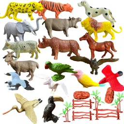 zesthome Realistic Animal & Birds Set Toys for Kids – Demanding Toy Figure Playing Set image 2