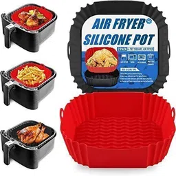sunpantry Square Silicone Basket Baking Tray__(Multicolor) Airfryer Tray-picture-35
