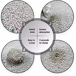 pawwfect Pet Pattern Super Absorbent and Quick Lumping Natural Cat Litter (10 KG) - Pet Litter Tray Refill image 3