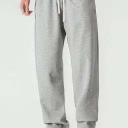 dockstreet Men Solid Grey Track Pants image 4
