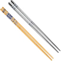 micashu Eating, Training, Decorative, Cooking, Chewing Wooden, Steel Chinese, Japanese, Korean, Vietnamese Chopstick-picture-28