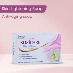 kozicare Skin Lightening Soap with Kojic Acid, Glutathione & Arbutin image 2