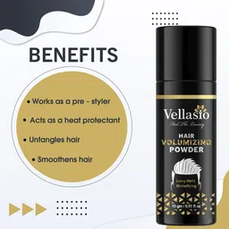 vellasio Hair Volumizing Powder Wax with Strong Hold | Matte Finish for 24 Hours VOLUMIZERV Strong Hold Hair Volumizer Hair Volumizer Powder-Wax image 3