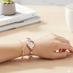 moover Analog Watch - For Women DMN-blu/gold-j1 image 5