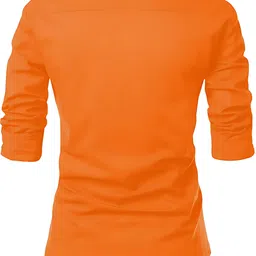 fashion marts Men Printed Cotton Blend Straight Kurta image 3