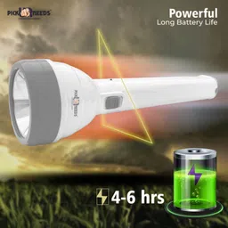 pick ur needs Home Emergency 2 In 1 Rechargeable Long Range 50W+Tube LED Search Torch Light Torch image 2