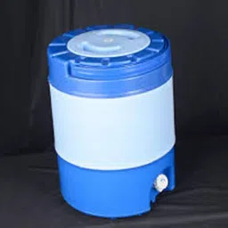 bhati Water Jar Insulated Plastic Thermos Flask Dispenser Container with Tap 20 L(Blue) 20 L Water Cane-picture-27