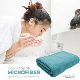 Black gold Green Towel Set image 3