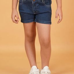 Creative Kids Girls Washed Denim Denim Shorts-picture-19