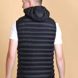 Roadking Men Striped Polyester Lightweight Bomber Jacket image 4