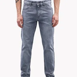 Snitch Men Slim Fit Mid-Rise Light Fade Stretchable Jeans-image-58