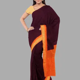 The Chennai Silks Pure Cotton Sungudi Saree With Unstiched Blouse Piece-picture-35