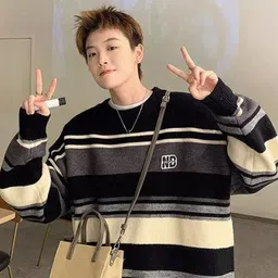 StyleCast x Revolte Men Striped Pullover-picture-26