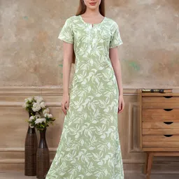 Sand Dune Women Floral Printed Maxi Nightdress-picture-28