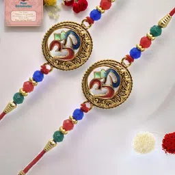 MEIRA JEWELLERY 2-Pcs Mauli Thread Rhaki With Greeting Card & Roli Chawal-picture-28