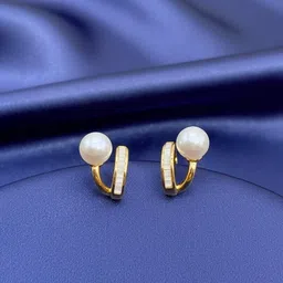 COOLWOOL Geometric Half Hoop Earrings-picture-19