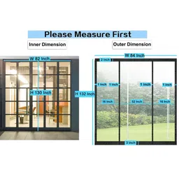 Stylista Transparent Insulated Magnetic Door Curtain - 82 x 130 inch - PVC thickness 0.2mm image 5