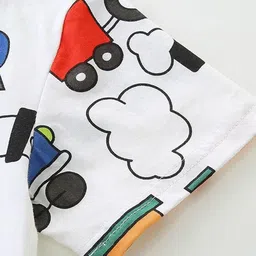 LULU & SKY Boys Printed Applique T-shirt image 2