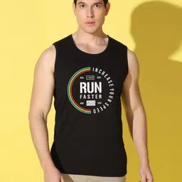 WOOSTRO Men Pack Of 2 Typography Printed Scoop Neck Cotton Slim Fit T-shirts-picture-19