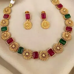 J D Jewellers Women Multi Jewellery Set-picture-12