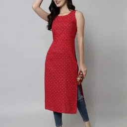 Rainy Rose Women Viscose Rayon Solid Straight Kurta-picture-15