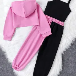 INCLUD Girls Printed Top with Trousers image 2