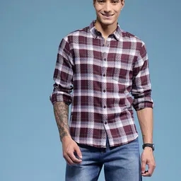 HERE&NOW Checked Casual Shirt image 3