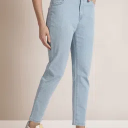 TWIN BIRDS Women Regular Fit High-Rise Stretchable Jeans image 4