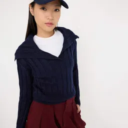 Trendyol Women Ribbed Pullover-image-46