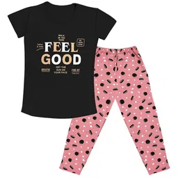 Tee Weavers Girls Printed Night suit-picture-20