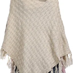 ewools Women Winter Wear Woolen Poncho image 3