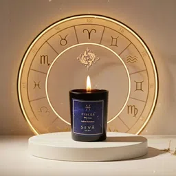 Seva Home Black & Blue Highly Scented Round Jar Candle-picture-40