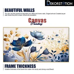 DEKORSTATION Blue Canvas Wall Art image 5