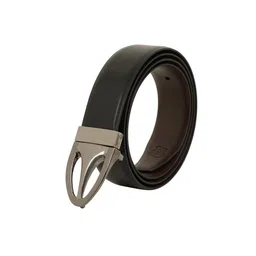 Roadster Men Textured Leather Reversible Belt image 4