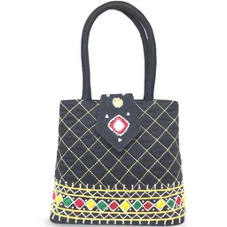 SriShopify Handicrafts Embellished Shopper Handheld Bag image 1