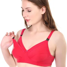 Liigne Women Pack Of 3 Cotton Non Padded Full Coverage Maternity Bra image 5