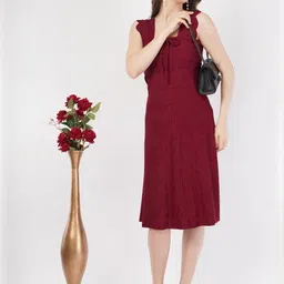 Deshi Girl Layered A-Line Midi Dress image 2