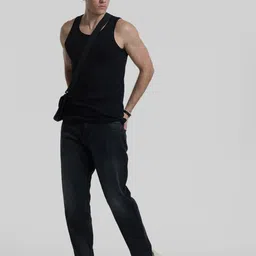 Snitch Men Comfort Relaxed Fit Light Fade Stretchable Jeans image 4