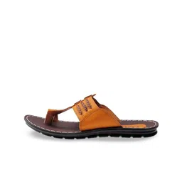 FLITE Men One Toe Flip Flops with Laser Cuts image 3