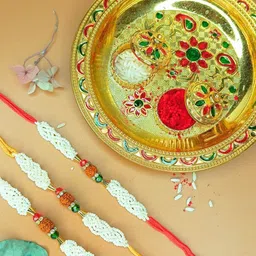 Anouk Set Of 3 Rakhi Gift Set-picture-12