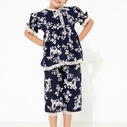 Cherry Crumble Girls Printed Night suit-picture-43
