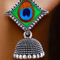 Sangria Silver-Plated Alloy Earrings image 5