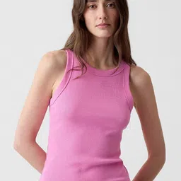 GAP Sleeveless Ribbed Round Neck Top-picture-12