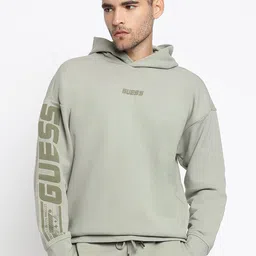 GUESS Men Printed Hooded Pullover Sweatshirt-picture-40