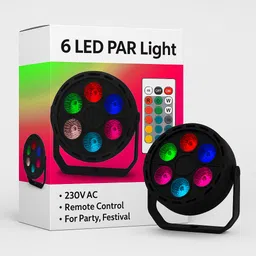 hexagear Remote LED Light | RGB Modes | Best for Pooja, Events, Diwali Dual Disco Ball image 1