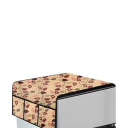 The Furnishing Tree Yellow Plastic Refrigerator Cover image 3