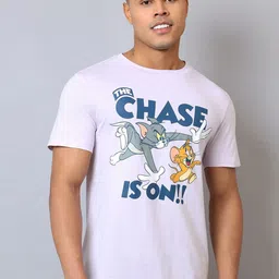 Free Authority Tom & Jerry Printed Pure Cotton Round Neck T-Shirt-picture-40