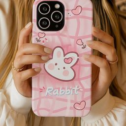 CASE CREATION Women Rabbit Bunny Printed Impact Resistant iPhone 14 Pro Max Back Case-picture-40