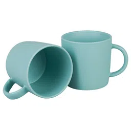 Aura Blue Solid Ceramic Glossy Cups Set of Cups and Mugs image 5